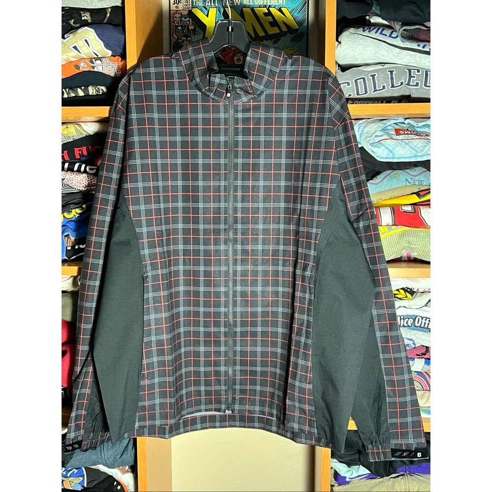 Footjoy Dryjoys Waterproof Hydrolite Plaid Golf Rain Jacket